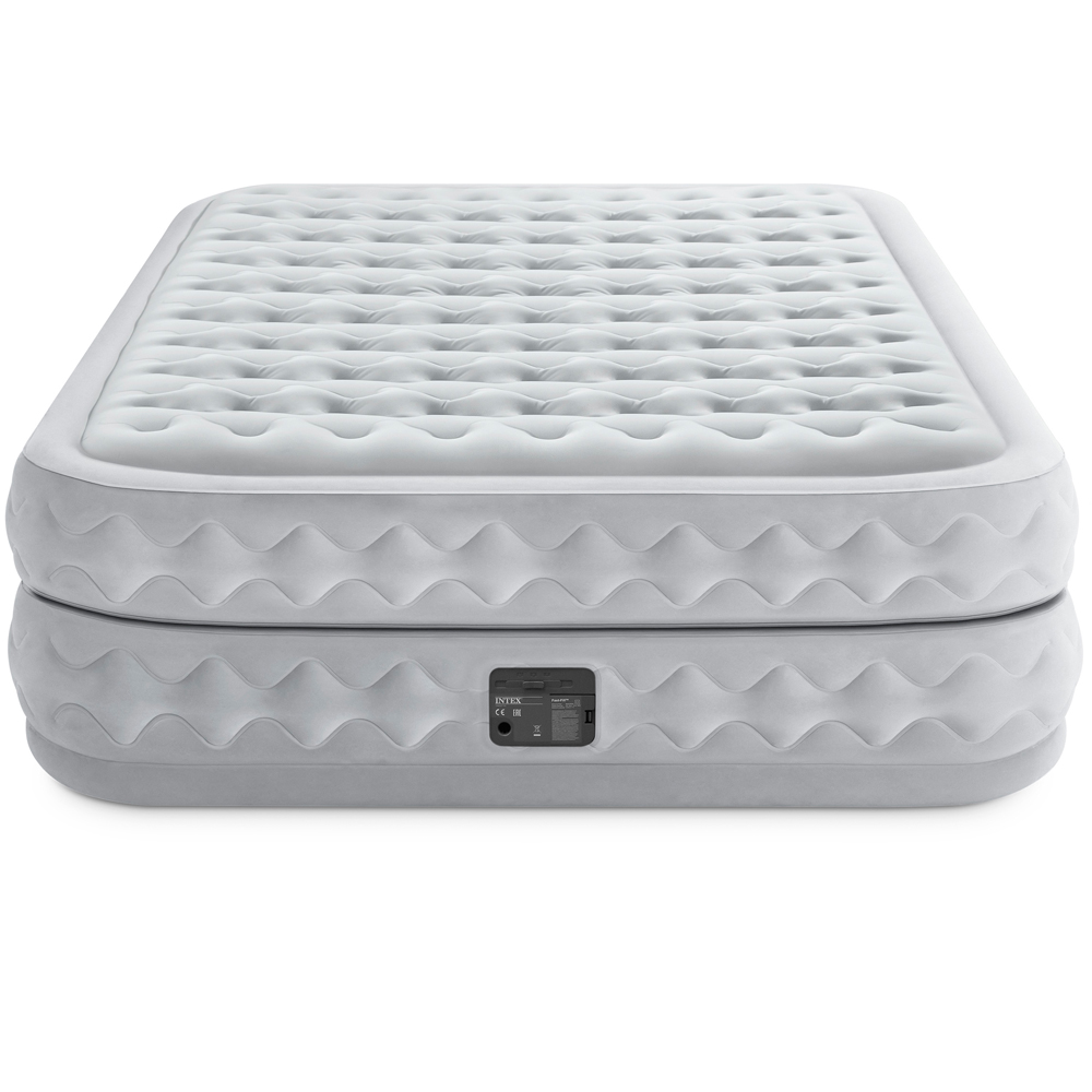 Intex Luftbett 203 x 152 x 51 cm Dura-Beam Deluxe Series | mit integrierter Elektropumpe