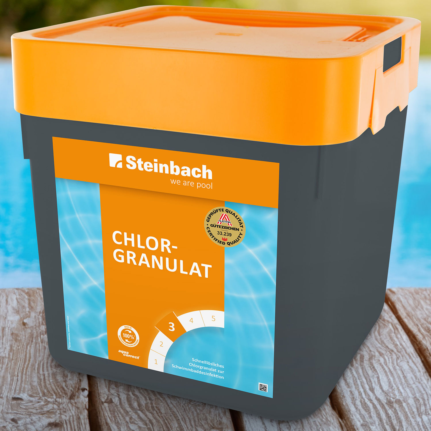 Steinbach Chlorgranulat | schnelllöslich | 5 kg