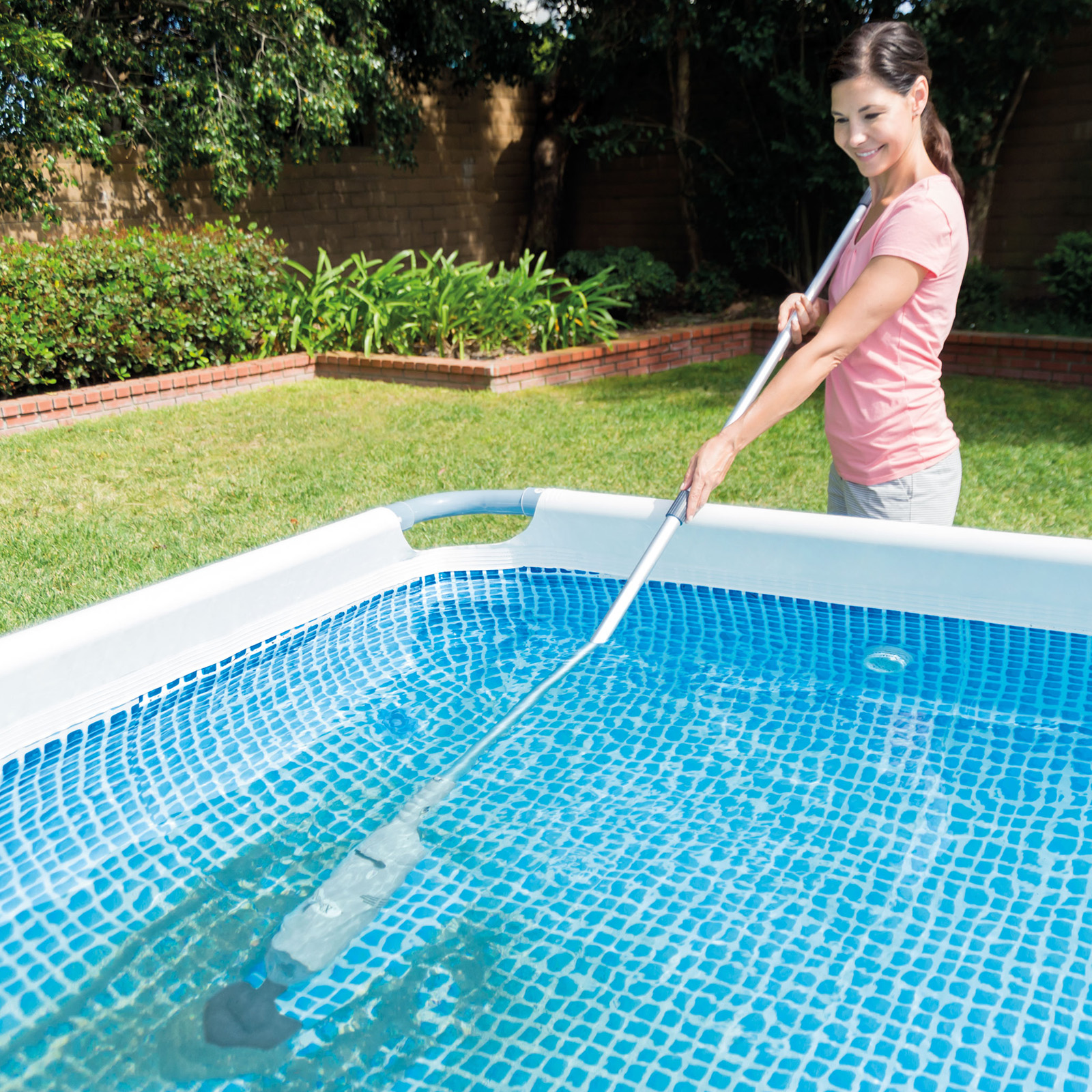 Intex Poolsauger | akkubetrieben | Bodensauger mit Abschaltautomatik