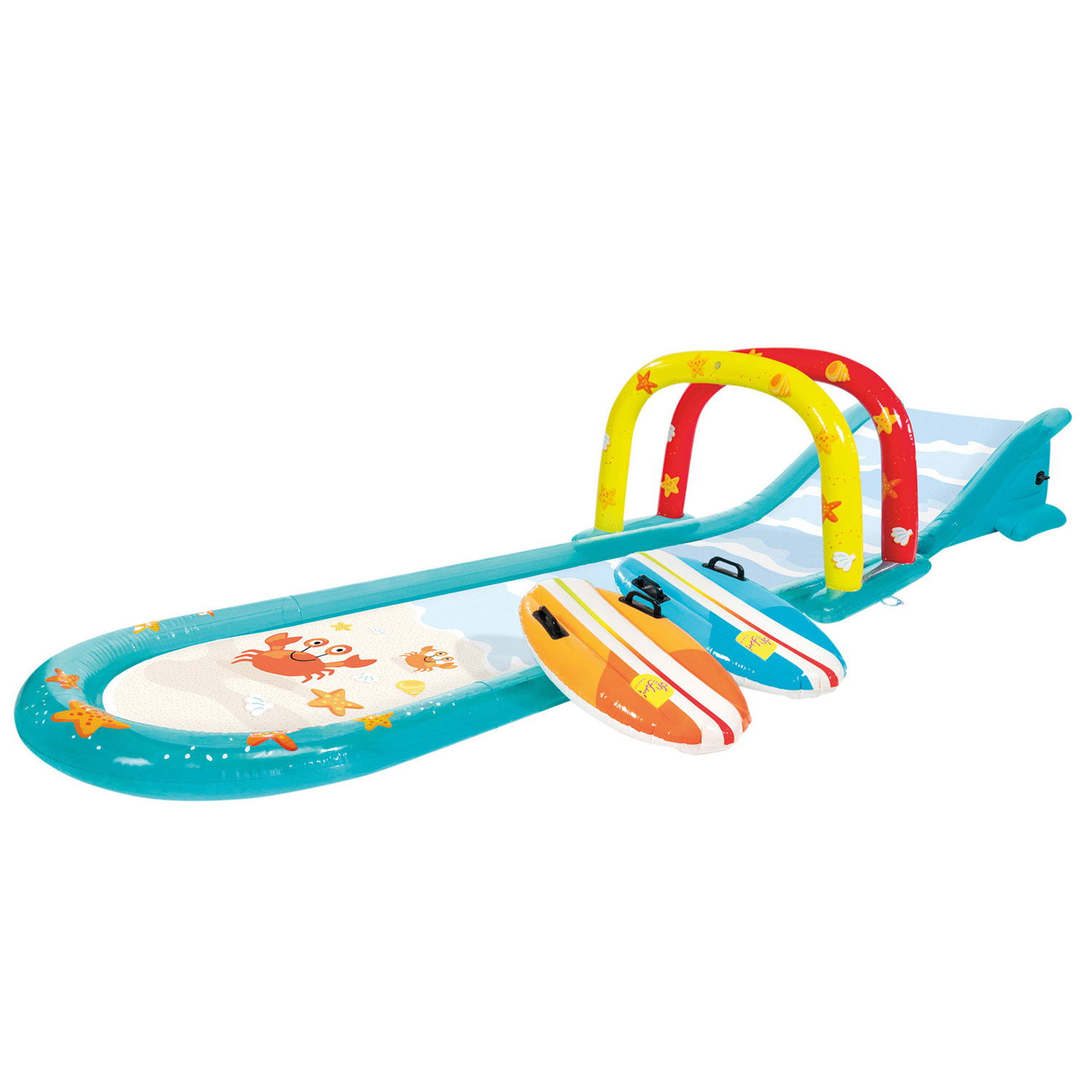 Intex Wasserrutsche 561 x 137 x 99 cm Surfin Fun Slide | 561 cm lange Rutsche