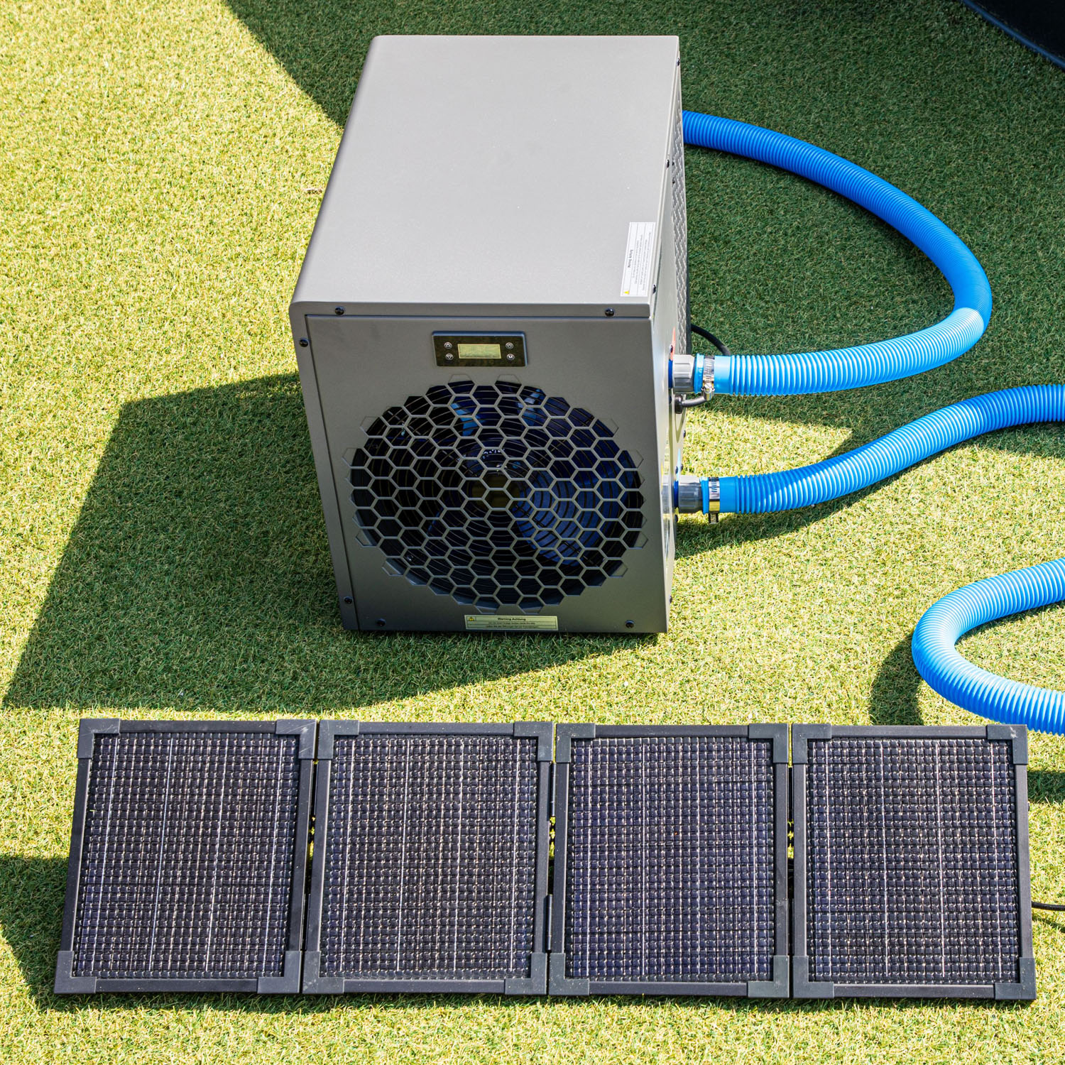 Steinbach Zirkulationspumpe mit Solarpanel | 3.000 l/h Leistung | für Pools bis 19.000 Liter