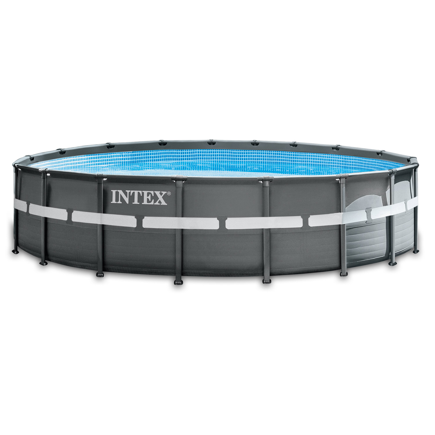 Intex Frame Pool 549 x 132 cm Komplettset | Rundpool mit Zubehör