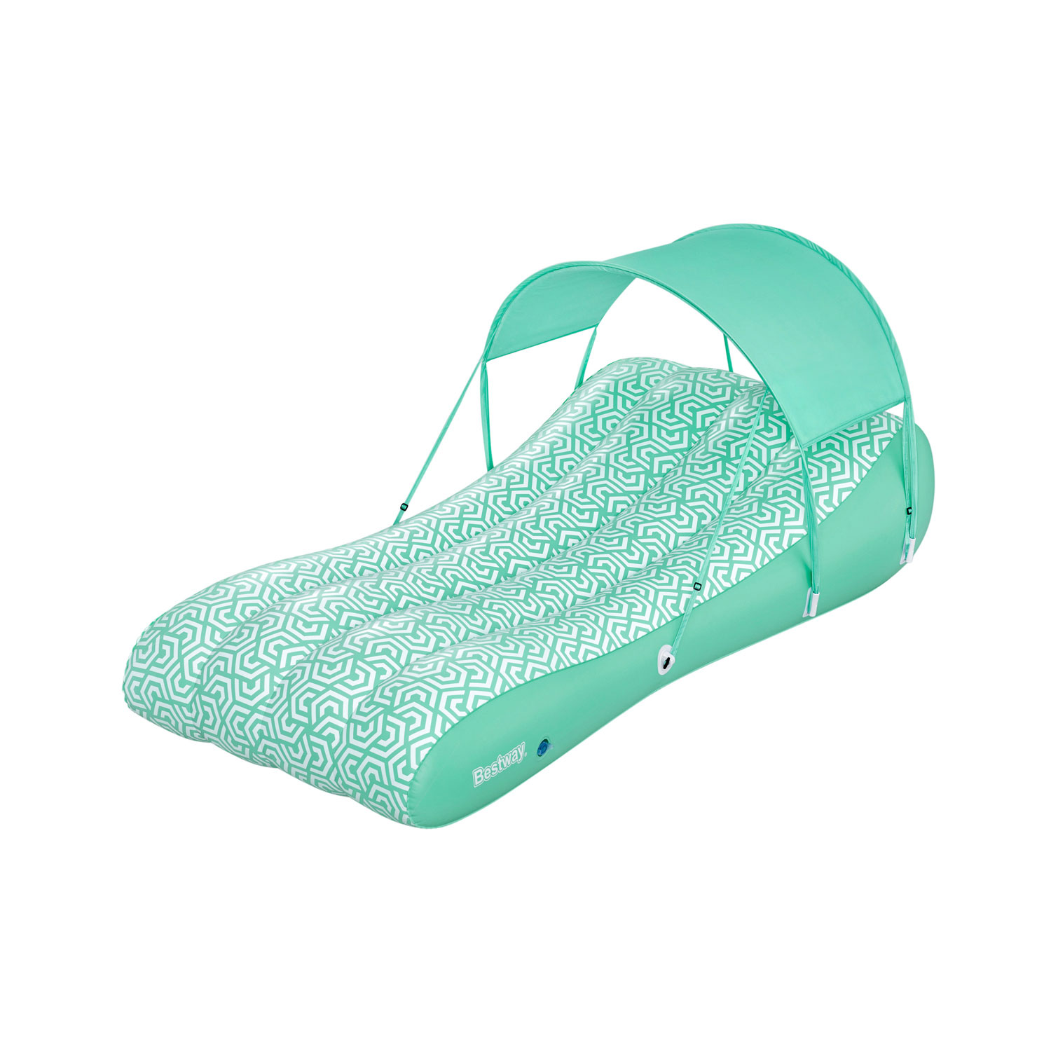 Bestway Schwimmliege 175 x 94 x 40 cm Comfy Chill | mit Sonnenschutzdach