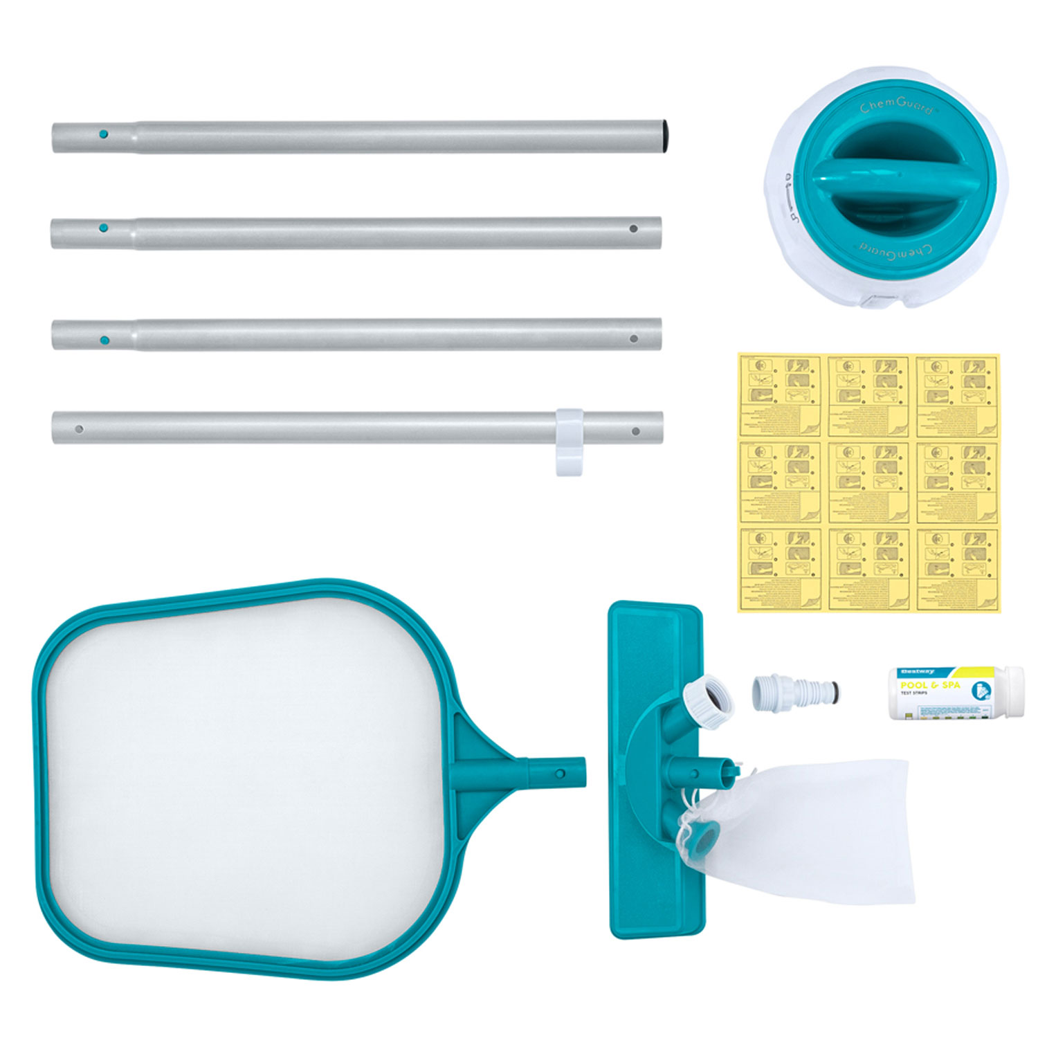 Bestway Poolpflege-Set AquaClear Deluxe | für Pools bis 396 cm