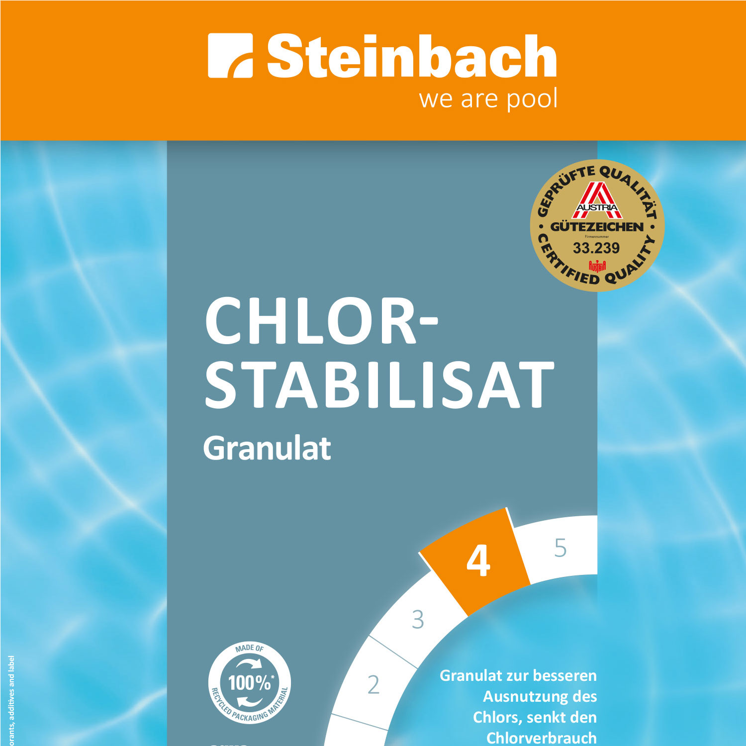 Steinbach Chlorstabilisat | Granulat | 5 kg