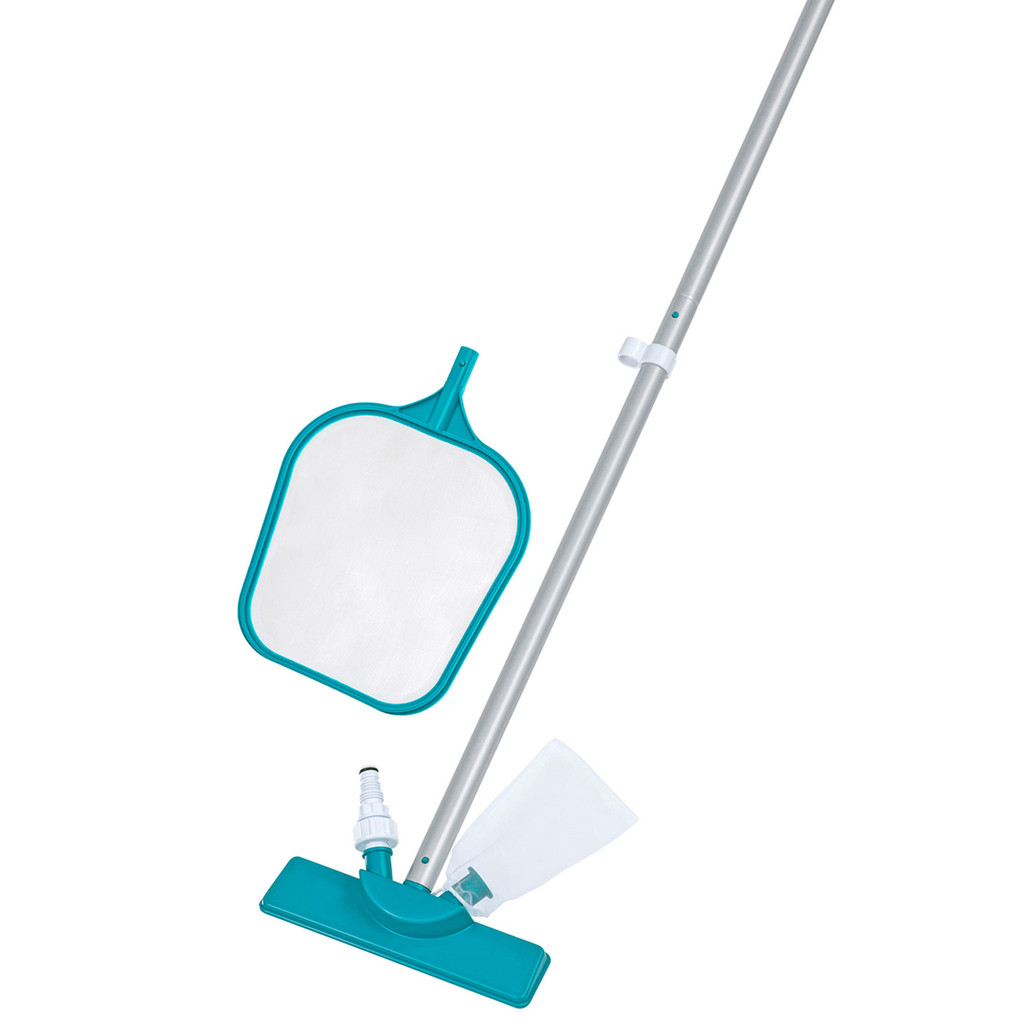 Bestway Poolpflege Basis-Set AquaClear | Venturi-Prinzip | für Poolgrößen bis Ø 396 cm