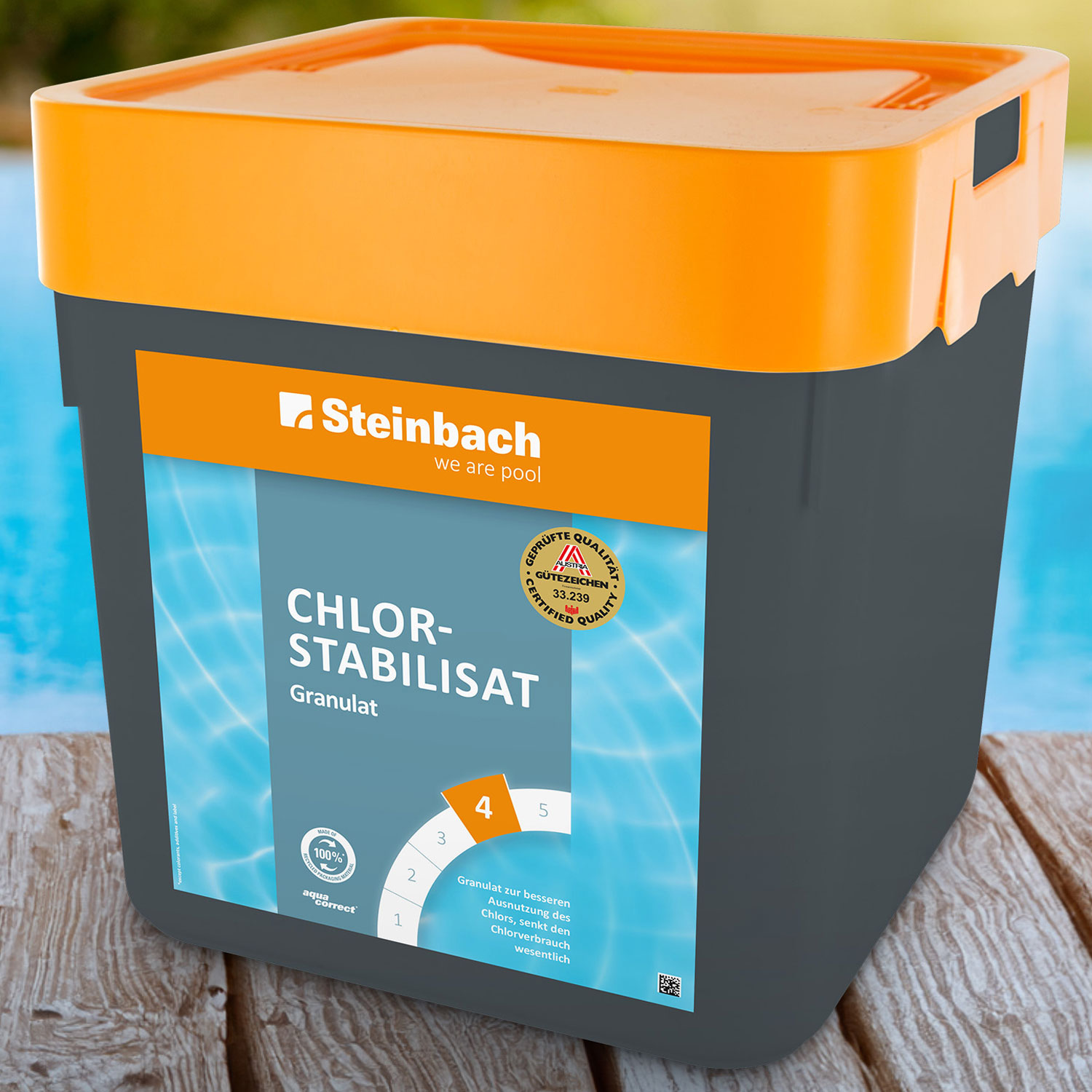 Steinbach Chlorstabilisat | Granulat | 5 kg