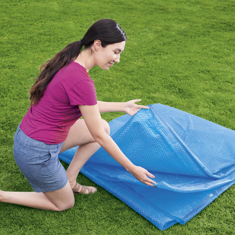 Bestway Pool Solarfolie Flowclear Ø 488 cm rund | blau