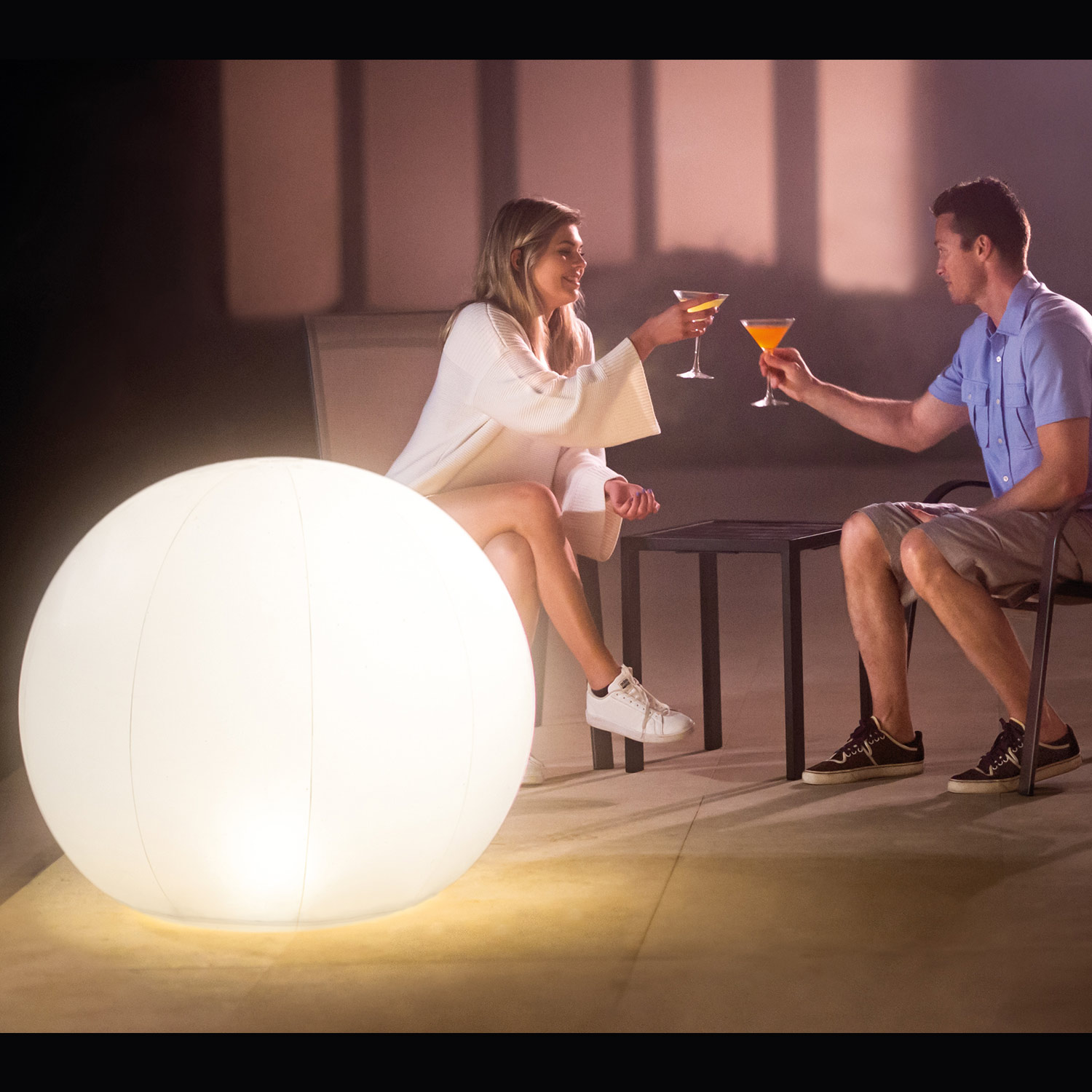 Intex LED Schwimmlicht Ø 89 x 79 cm Floating Globe