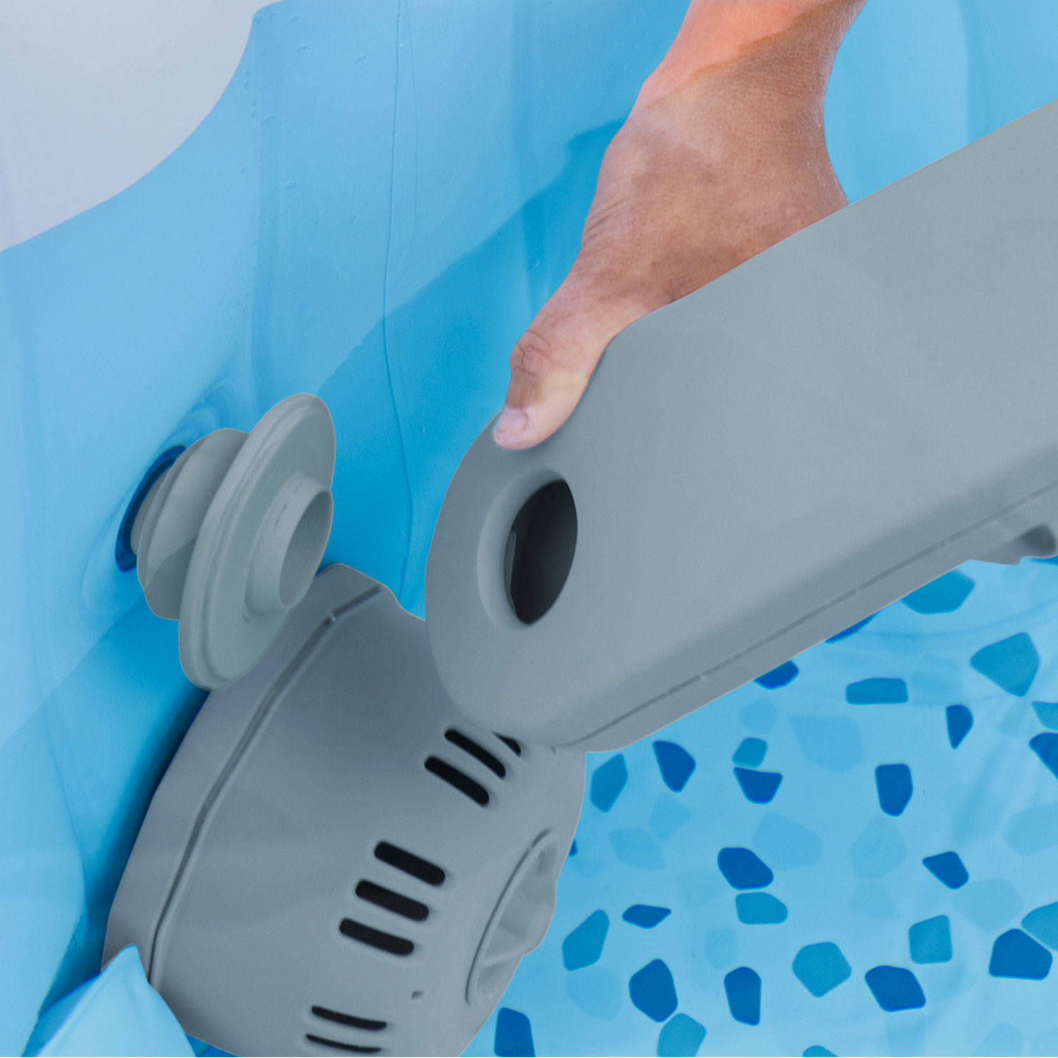 Bestway Wasserfall LAY-Z-SPA Xtras | 7-farbiges LED-Licht | Betrieb per Filtersystem