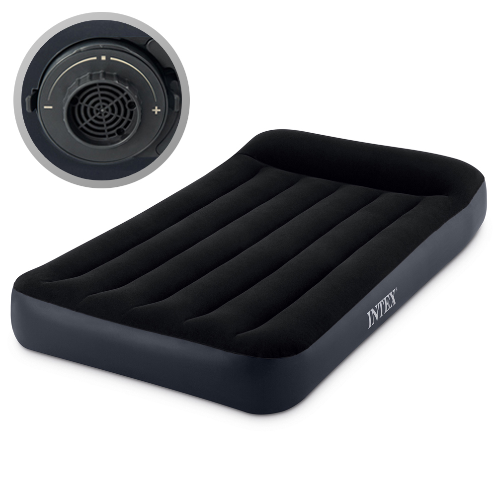 Intex Luftbett 191 x 99 x 25 cm Dura-Beam Classic Twin | mit integrierter Elektropumpe