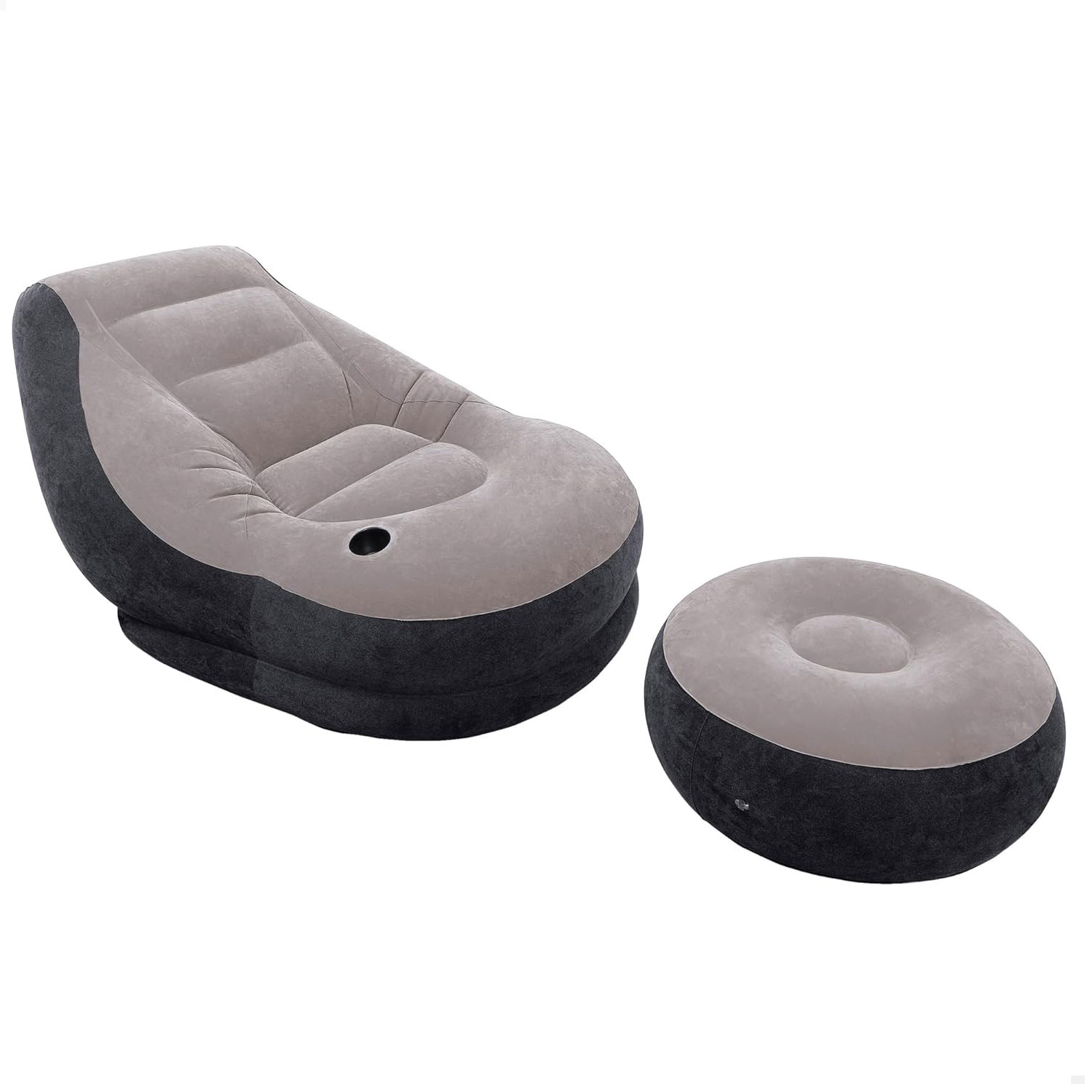 Intex Lounge Sessel 130 x 99 x 76 cm | mit Fußhocker