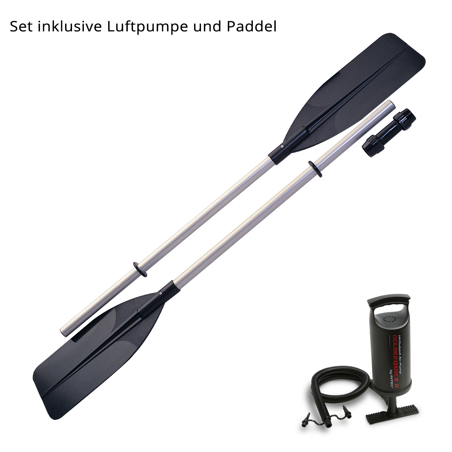 Intex Schlauchboot Challenger 3 Set | 295 x 137 x 43 cm | bis 320 kg