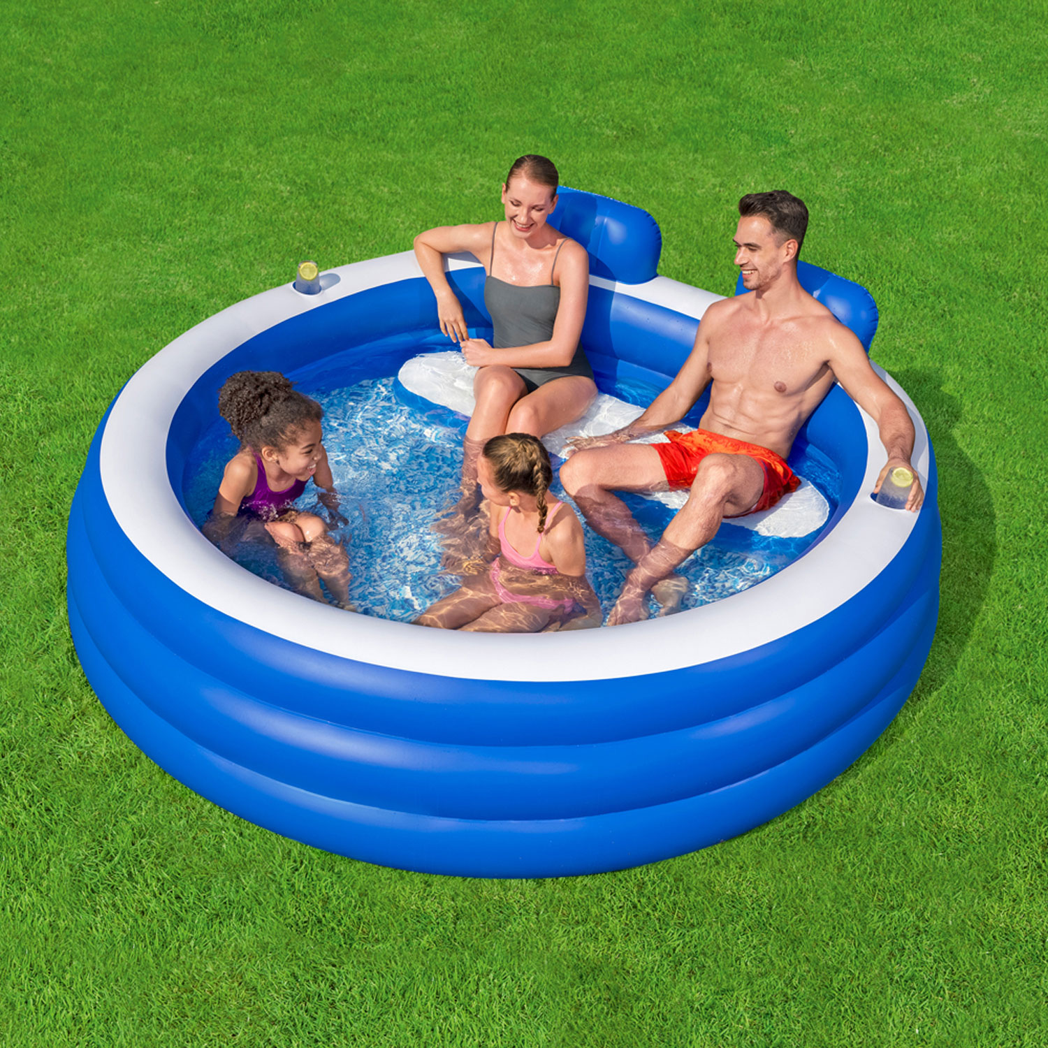Bestway Splash Paradise Family Pool 231 x 219 x 79cm